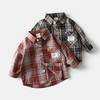 【69元起2件】全棉格子衬衫 2025新款可穿三季儿童纯棉磨毛长袖衬衫 商品缩略图6