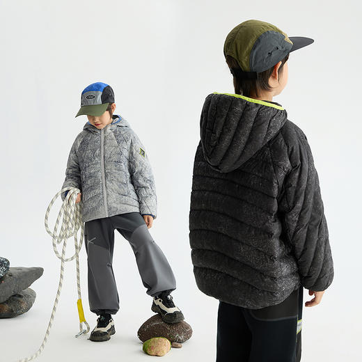 漫画家【晕染三防羽绒】儿童羽绒服25秋冬男女童三防耐污羽绒服 商品图1