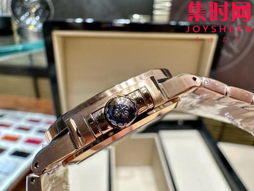 3K百达翡丽运动优雅系列 鹦鹉螺7118 渐变橙红宝石 女士腕表 324一体机 商品图5