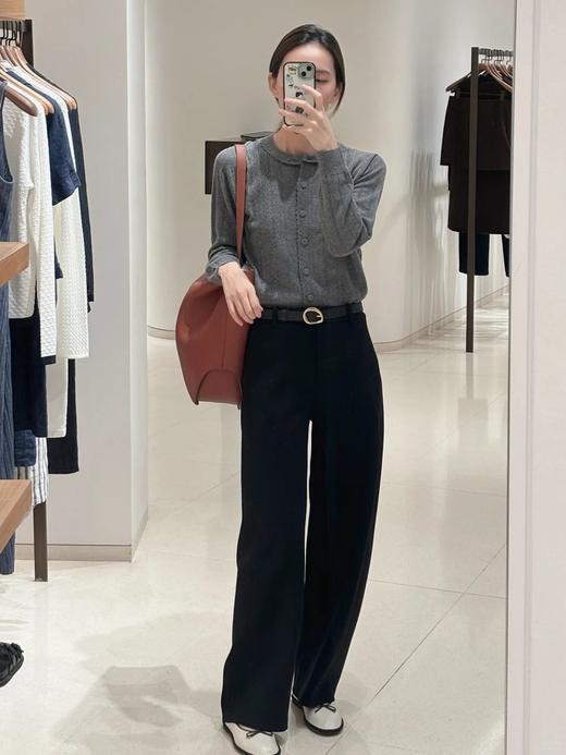 【高品质私服】【IC棉斜纹针织裤子】面料厚实立体，富有肌理感，松弛有度，率性利落 G1226-CC【无标出货 介意慎拍】 商品图2