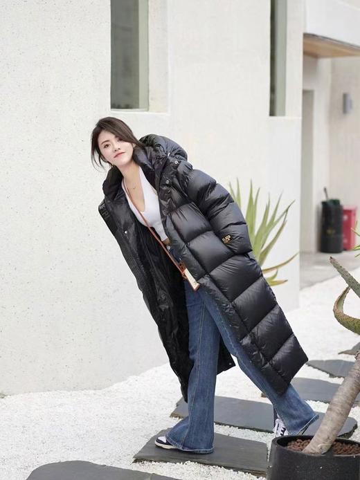 清仓特价90白鸭绒或鹅绒黑⁥金长款羽绒服 商品图9