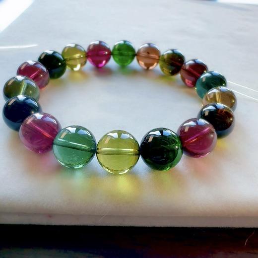 11.4mm单圈老矿碧玺手串 商品图1