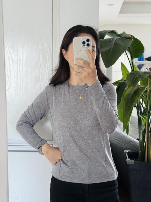 吐血推荐-体感爆舒服！天丝薄羊毛T恤打底衫【包邮+三天无理由退换】 商品图11