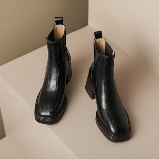 Echoyolo法式气质羊皮/牛皮短靴合集 | 穿十年都不过时，职场通勤王炸，轻松拿捏穿搭高级感【5-7天发货】 商品图11