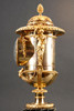 独角鹿西洋古董1800–1810年代法国Ridel工坊出品新古典主义风格大理石底座装饰神话人物主题铜鎏金精雕美第奇樽造型座钟及带盖樽三件套 商品缩略图4