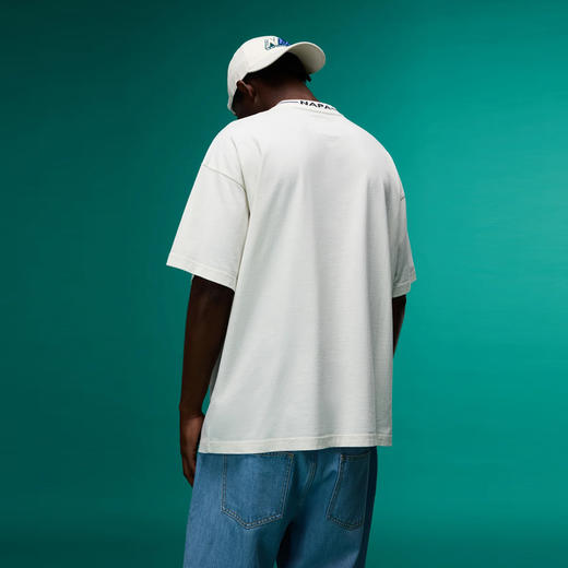 Napapijri 中性玫瑰徽标印花 Osorno 棉质圆领短袖平纹针织T恤 白色 NP0A4I56RB1 商品图4