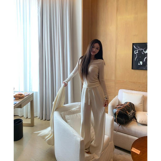 LINCHAOZHANG  【懒人裤Ⅰ】LK250122 休闲阔腿裤 商品图3