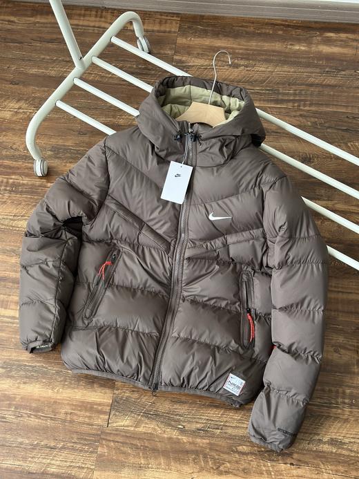 25SS 冬季情侣款 As 经典短款小logo刺绣连帽羽绒棉服外套 商品图6