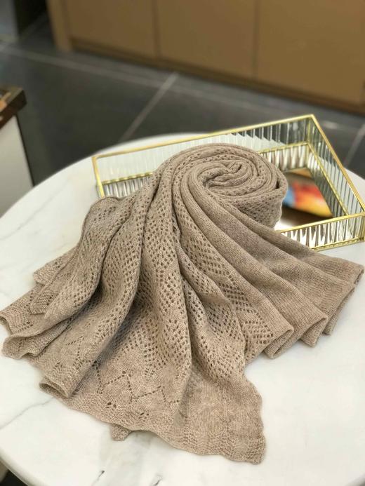 优品堂『心灵手巧』羊毛披肩围巾两用长巾 商品图4