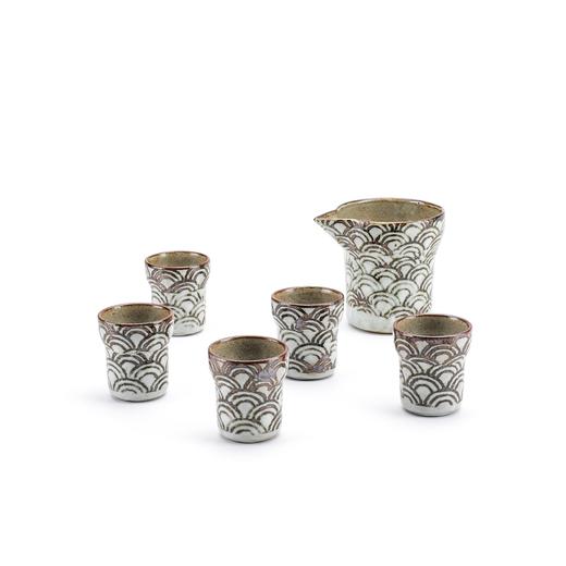 【旬彩】进口海波纹酒器套装48209-581 商品图0