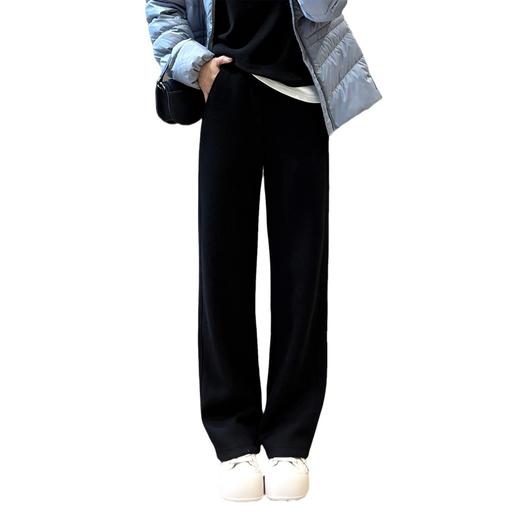 秋冬锁死！极简报恩裤！700g羊毛窄阔腿裤显瘦保暖气质裤！ 商品图4