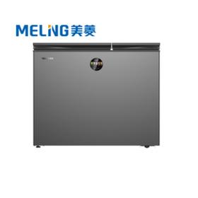 美菱 冰柜 BCD-220DTEBG 220升 双温 额定频率50 一级能效 减霜 顶开门 防触电保护 典雅灰