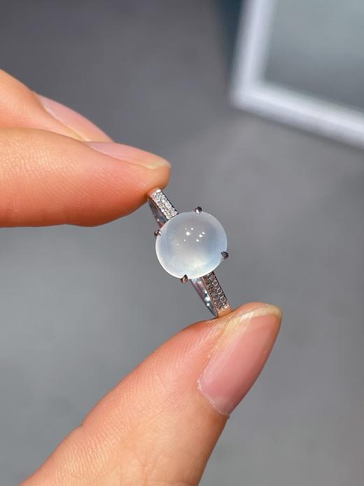 蛋面翡翠戒指 商品图1