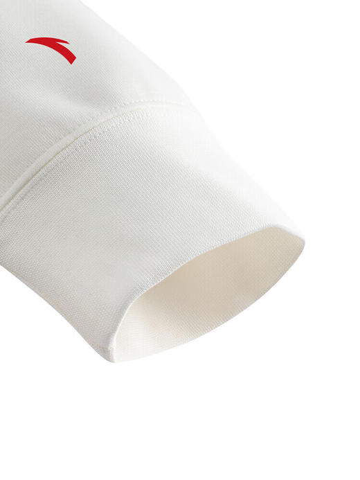 安踏（ANTA）卫衣中性套头衫新款连帽套头百搭简约运动休闲上衣内搭172538702 纸莎白-1 商品图3