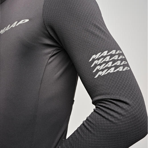 MAAP 男士 Emerge LS Jersey 加绒长袖骑行服 黑色 商品图3