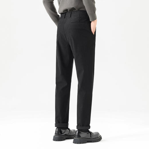罗蒙秋冬款灯芯绒休闲裤男士舒适休闲通勤日常百搭分缝式加固前后底裆长裤子 商品图5