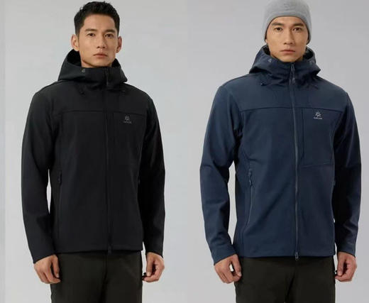 【开放日忙 秒杀价已调 直接拍】凯乐石 雷鸟防风 男女同款 抓绒连帽 软壳外套 冲锋衣 商品图5