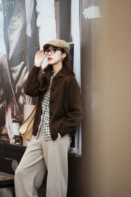 【高品质私服】【IC牦牛绒针织开衫】天然色泽、柔软蓬松、保暖舒适、色彩独特且光泽柔和G1579-CC【无标出货 介意慎拍】 商品图0