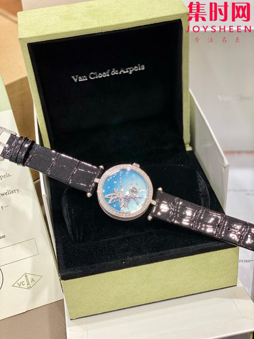 【侧面满钻】梵克雅宝新款诗意复杂功能系列 Lady Féerie女士石英腕表 象征喜悦与希望的仙子和芭蕾舞者 商品图1