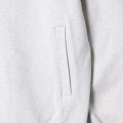 SDSA秋冬新款痞帅男装简约刺绣植物花卉字母拉链连帽卫衣开衫百搭 商品图2