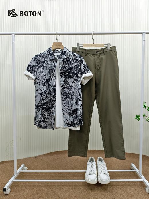 【第2件半价！尾货清仓不退换】波顿男士短袖T恤衬衫MT556 商品图2