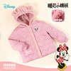 迪士尼【夹棉保暖】冬新款男女童夹棉外套户外连帽防风棉服运动休闲棉衣ZD4ES016 商品缩略图3
