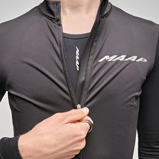 MAAP 男士 Emerge LS Jersey 加绒长袖骑行服 黑色 商品图2