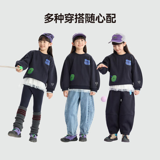漫画家【攀岩运动套装】儿童卫衣冬新品保暖亲肤趣味攀岩运动套装 商品图3