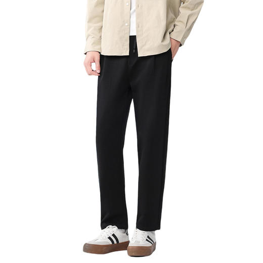 【莱赛尔棉】罗蒙秋冬休闲裤弹力针织抗皱亲肤舒适松紧腰设计时尚百搭休闲长裤 商品图7