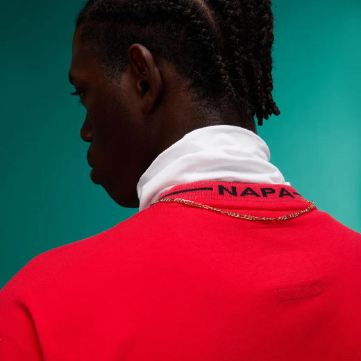 Napapijri 中性玫瑰徽标印花 Osorno 棉质圆领短袖平纹针织T恤 红色 NP0A4I56206 商品图6