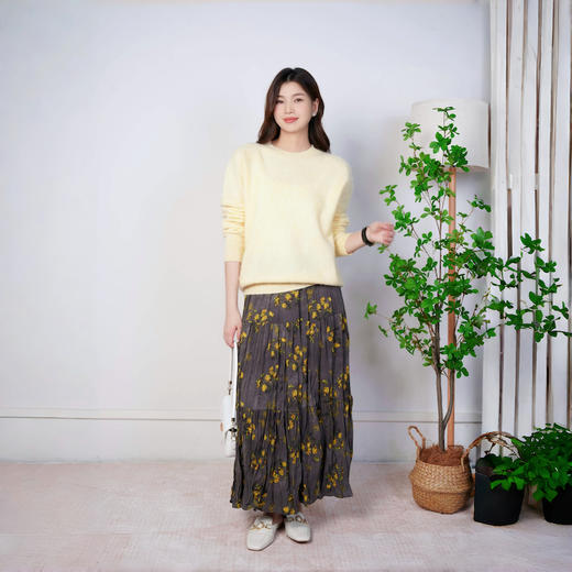 毛茸茸 暖呼呼 95%美丽诺羊毛+5%山羊绒 拉毛羊毛衫 圆领/V领/半高领/高领 商品图9