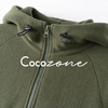 COCO ZONE 刘一一 半拉链连帽简约设计感百搭卫衣 CD1A1476 商品缩略图2