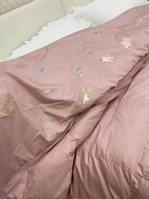 松植屋2025冬季新款鸿运羽绒被臻选95大朵白鹅绒被轻盈保暖-被头可拆洗 商品图3