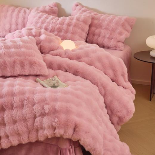 【YW】无忧购奶乎乎兔兔绒超保暖四件套7.5斤（截单后7天发货) 商品图12