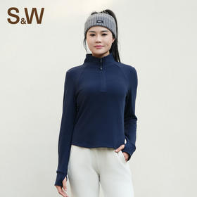 【sw速惟】立领长袖户外运动休闲防风保暖女外套 4241