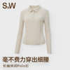 【sw速惟】修身显瘦秋冬运动休闲时尚百搭纽扣气质T恤POLO 4184 商品缩略图4