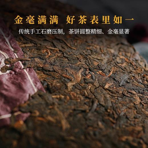 龙润丨润欣号熟茶  普洱熟茶 熟普 2025年 357g 饼茶 商品图2