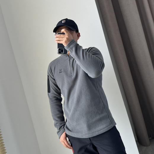 原单Haglöfs火柴棍zip户外男款保暖抓绒衣上衣1023 商品图3