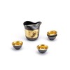 【旬彩】 日本进口黑金彩酒器套装48031-581（一壶四杯） 商品缩略图1