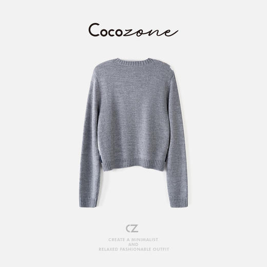 COCO ZONE 刘一一“菱格公式”绵羊毛混纺毛织上衣 CD1A1321 商品图1