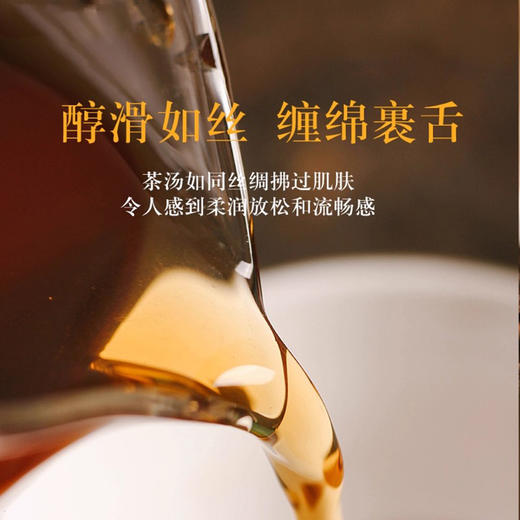 龙润丨蜜语熟茶 普洱熟茶 熟普 2019年 357g 饼茶 商品图4