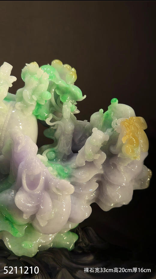 福禄寿三彩摆件【5211210】具体价格微信咨询 商品图4