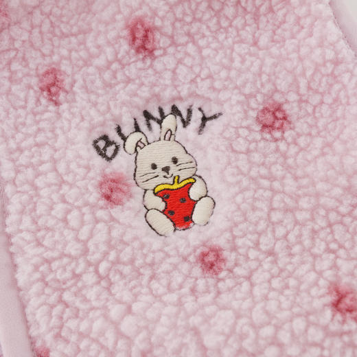 马克珍妮女童兔子波点温暖摇粒绒马甲2025年秋冬新款551578 商品图3