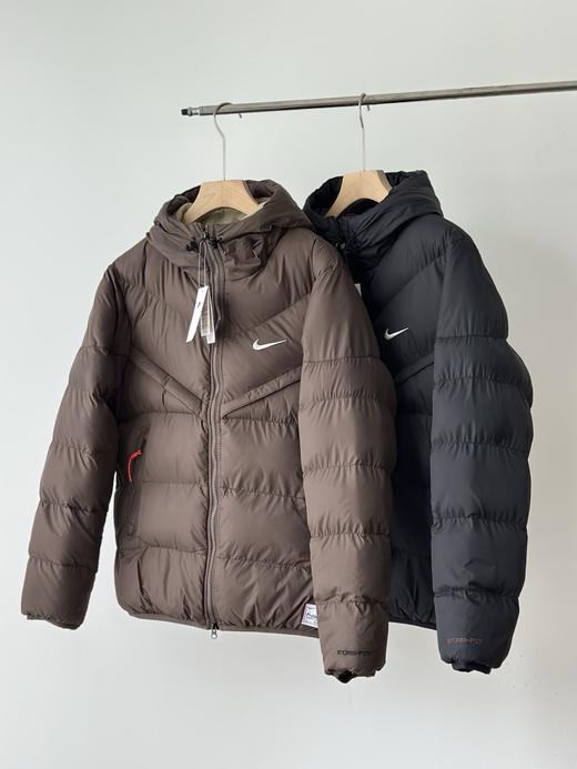 25SS 冬季情侣款 As 经典短款小logo刺绣连帽羽绒棉服外套 商品图0