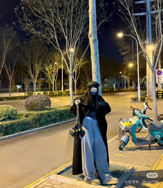 alright then窄腰头弧形香蕉锥形裤弯刀裤子8010401 商品图13