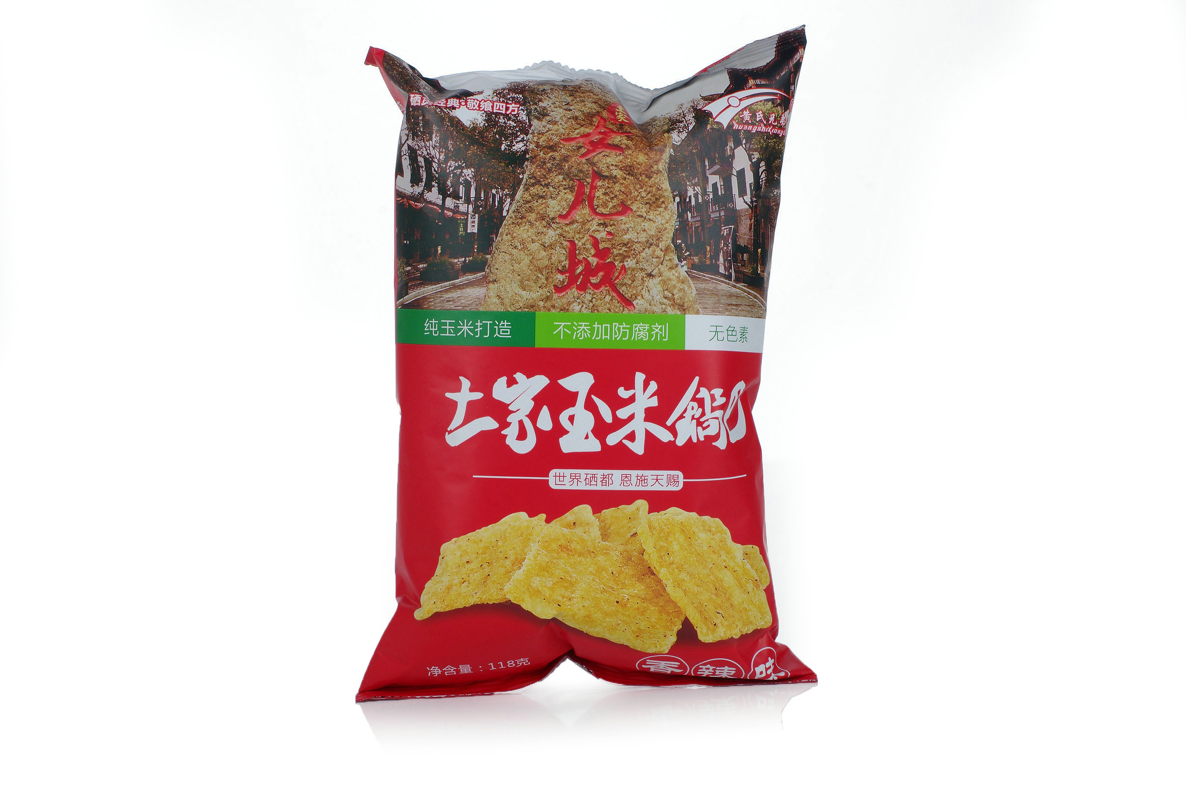 恩施土家 玉米锅巴118g/包 香辣味/海苔味/烧烤味