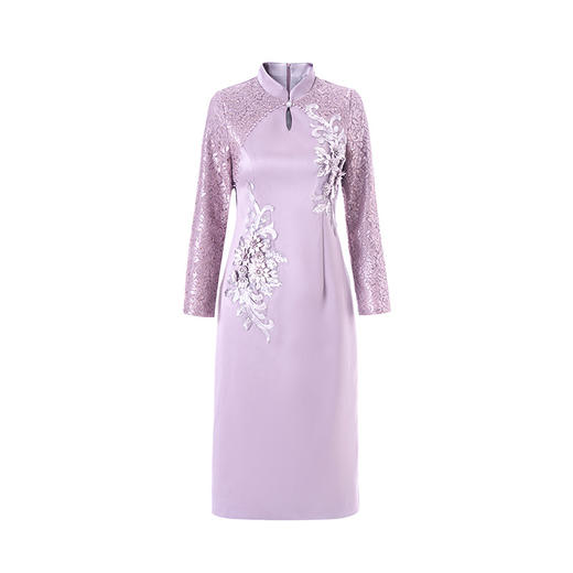 LC 2549新中式国风高贵旗袍礼服裙 商品图4