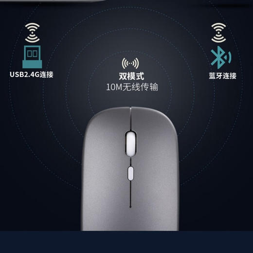 首佩 无线双模鼠标（银色） G30 商品图2