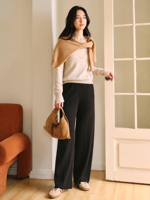 30支美丽诺羊毛混纺毛织裤FCF3WSP105 商品图9