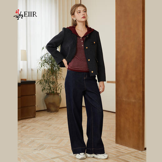 司歌牛仔长裤直筒裤显高显瘦女D92G8856 商品图4